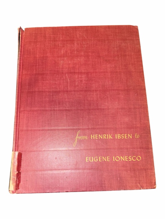 Other - Vintage A Treasury of the Theatre Hardcover Book John Gassner Ibsen to Ionesco